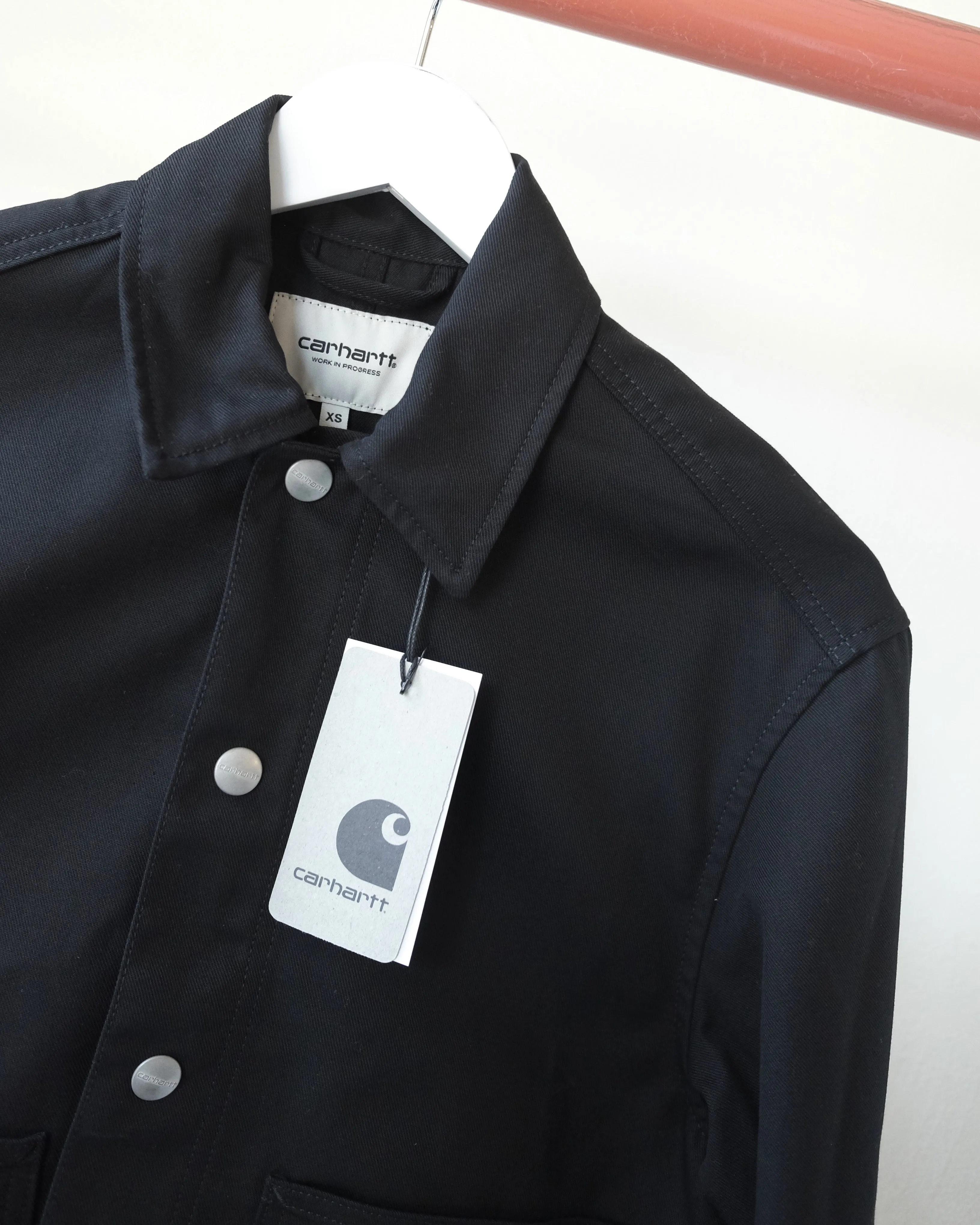 Simple Shirt Jacket, Black