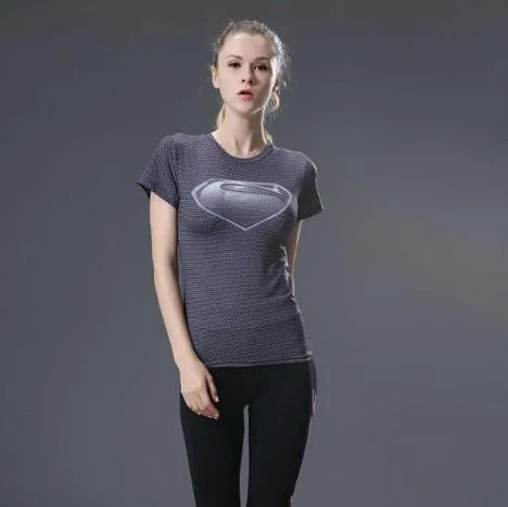 Supergirl 'Daughter Of Krypton' Compression Short Sleeve Rash Guard