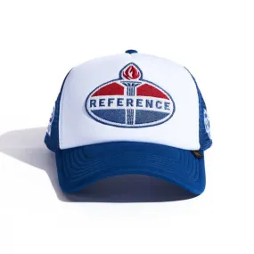 TORCH TRUCKER HAT WHITE/ROYAL