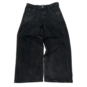 TRACK JEANS (BLACK/BLACK)