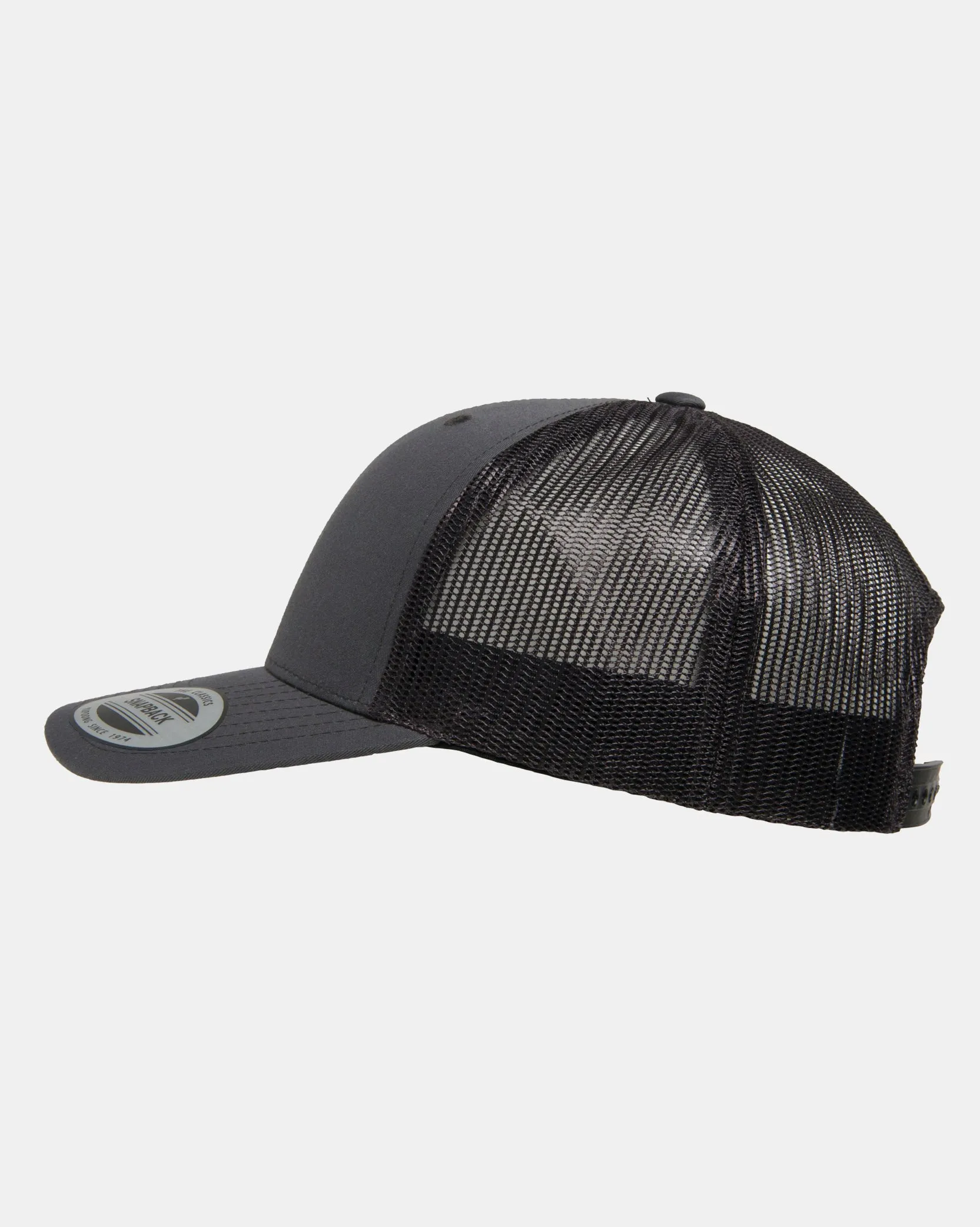 Wild Charcoal & Black Trucker Hat