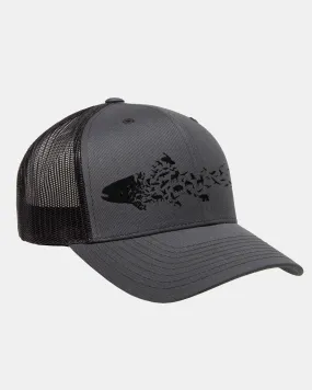 Wild Charcoal & Black Trucker Hat