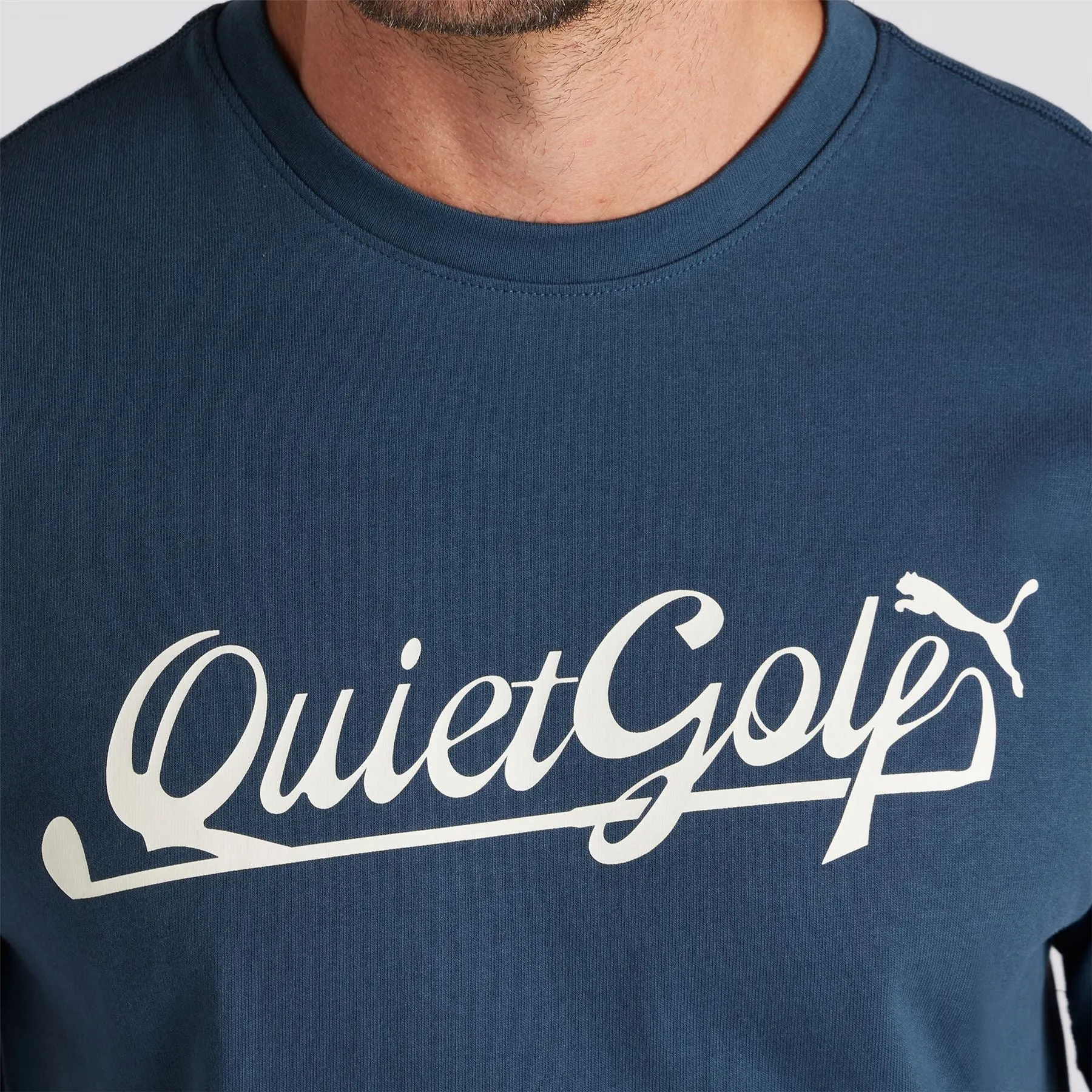 x QGC Script Graphic T-Shirt Navy - SS24