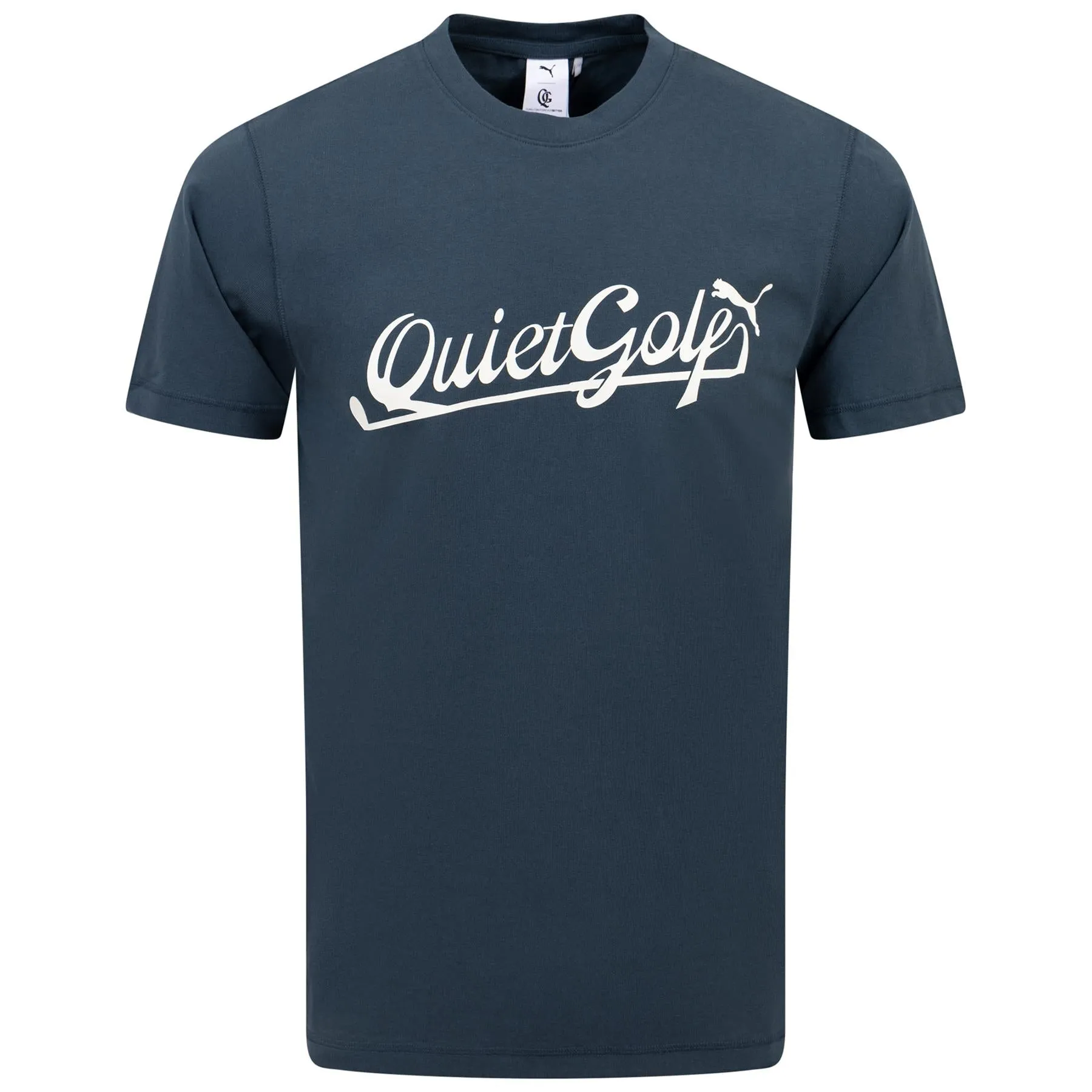 x QGC Script Graphic T-Shirt Navy - SS24